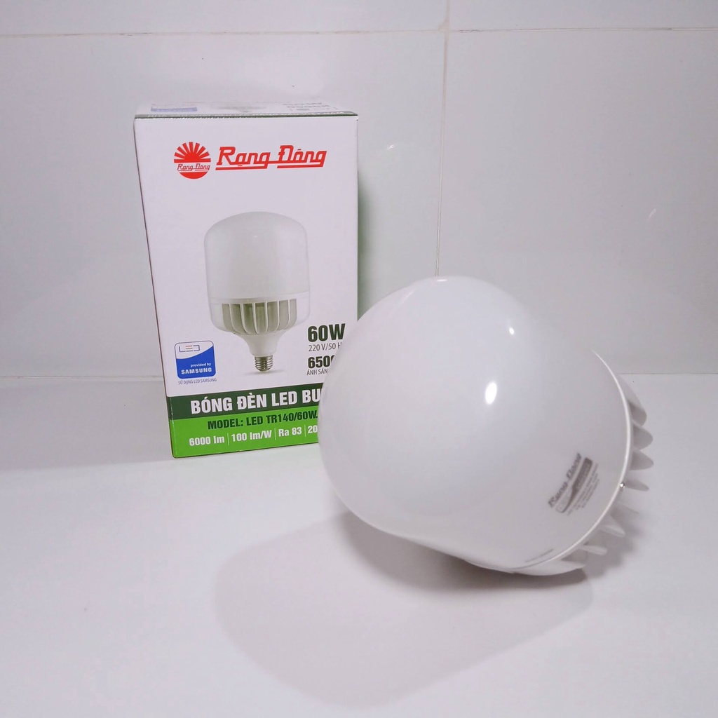 Bóng Đèn Led Bulb Trụ Nhôm Đúc Công Suất 60W Rạng Đông