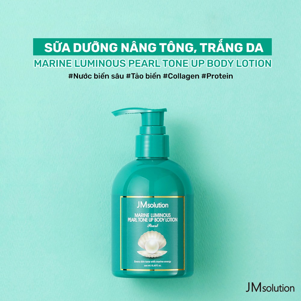 Sữa Dưỡng Thể JM Solution Tone Up Body Lotion 200ml Ngọc Trai Marine Luminous Pearl Water Luminous [CHÍNH HÃNG CÓ TEM]