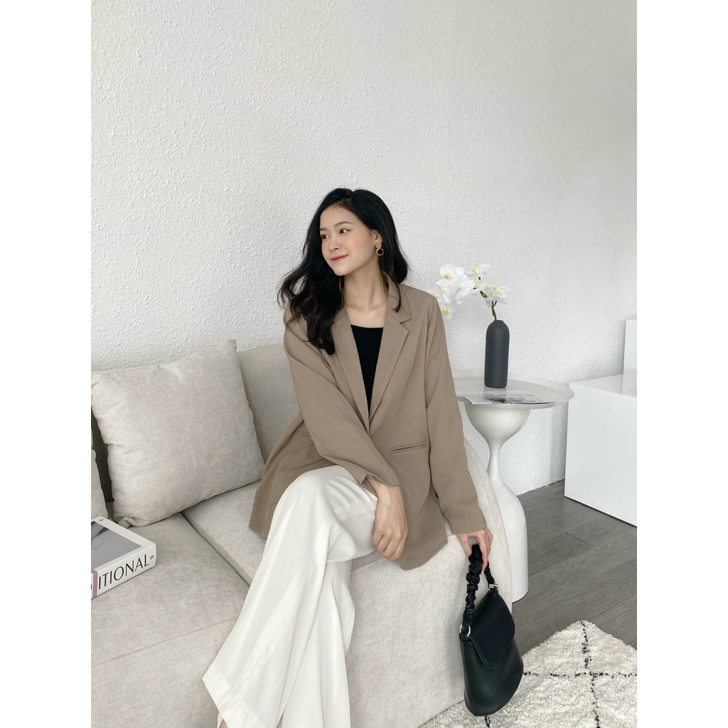 YU CHERRY | Áo khoác nữ kiểu cơ bản Basic blazer II YA401