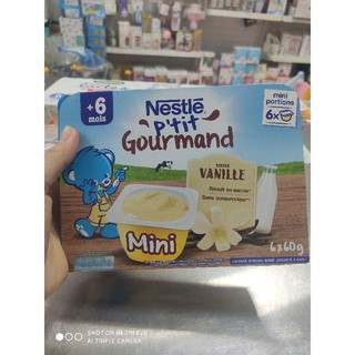(Date mới nhất)Váng sữa nguội Nestle Pháp cho bé từ 6 tháng