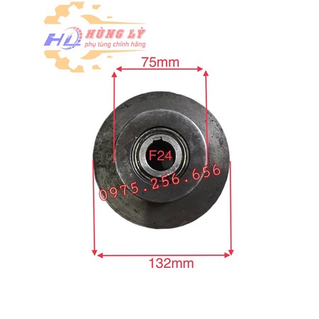 Puly 24*75/130 2 rãnh A puly 2 tầng puly đảo chiều puly các loại phụ tùng Hùng Lỳ