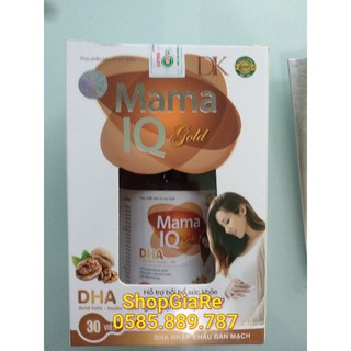 Mama IQ Gold bổ sung DHA SẮT VÀ VITAMIN, KHOÁNG CHẤT CHO MẸ BẦU bồi bổ sức khỏe, nâng cao sức đề kháng