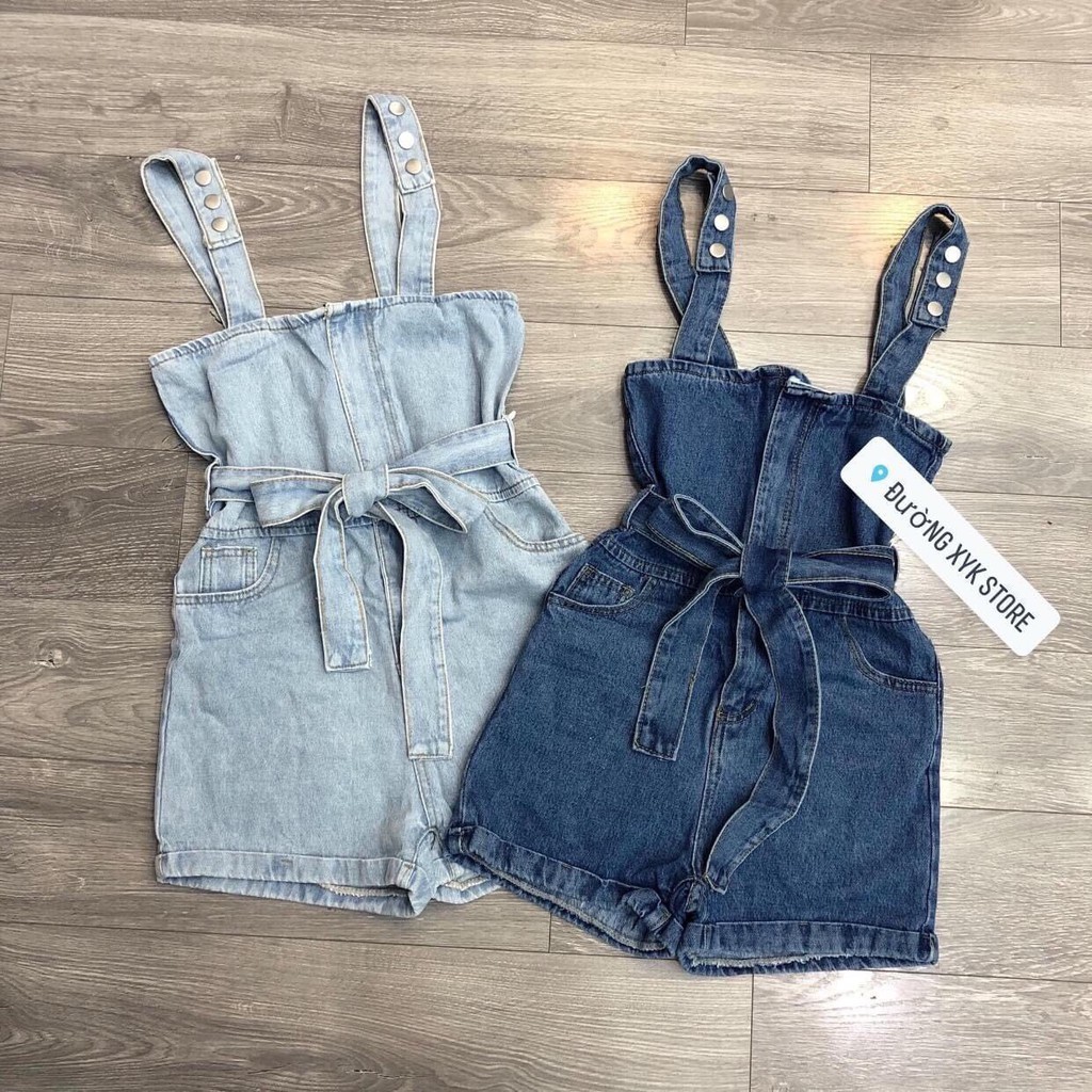 Yếm short jeans nữ co dãn king168 , yếm nữ co dãn nhẹ thoải mái trẻ trung DC01 | BigBuy360 - bigbuy360.vn