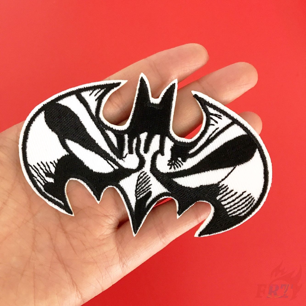 ☸ Dc - Miếng Vá Người Dơi ☸ 1 Sticker Ủi Thêu Hình Batman / JOKER