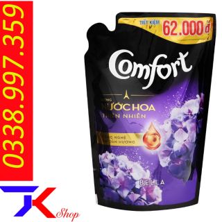 Nước xả vải Comfort 1.6L một lần xả-đậm đặc-hương nước hoa-hương gió xuân