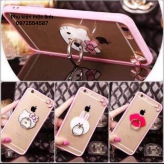 Iring điện thoại Kute MÈO THỎ MÔI