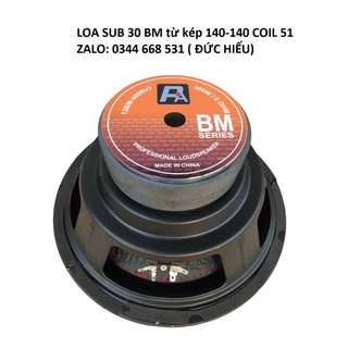1 củ loa sub bass 30 bm paudio từ kép 140-140 coil 51-loa sub điện