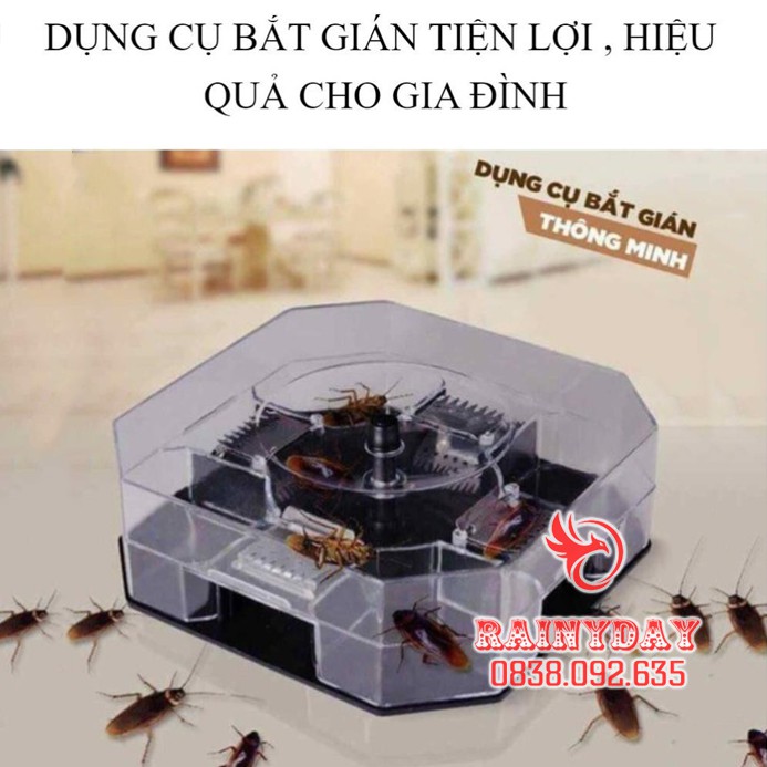 Máy bắt gián thông minh hộp bẫy dán hiệu quả