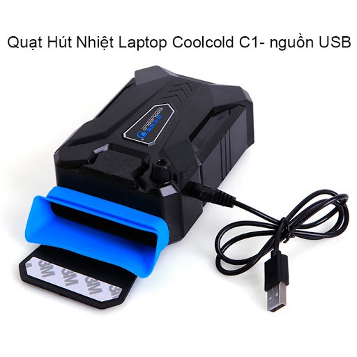 Quạt hút gió tản nhiệt laptop Coolcold ICE TROLL, máy dùng êm mượt , hút hết gió nóng cực nhanh