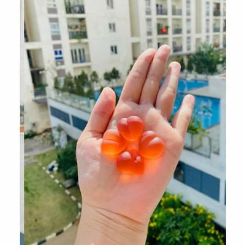 Kẹo Dẻo Dây Boom Jelly Orion Đào Nho Dâu Tây 25gr x 10 gói