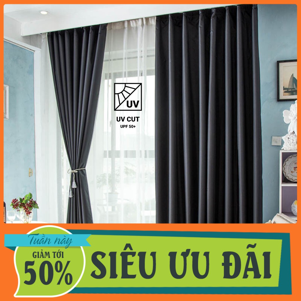 ⭐HOT SALE 50%⭐Rèm cửa 1m4 x1m8. Rèm cửa sổ dày, đẹp, vải cản nắng cách nhiệt