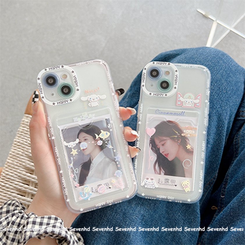 Ốp Điện Thoại Mềm Trong Suốt Có Ngăn Đựng Thẻ Cho iPhone 14 13 12 11 Pro Max X XR Xs Max 8 7 6 6s Plus SE 2020