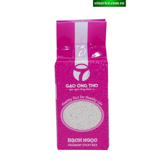 Nếp Ông Thọ Bạch Ngọc 1kg - nếp đặc sản chuyên nấu xôi làm bánh