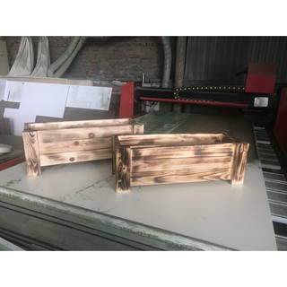 Chậu gỗ pallet trồng cây