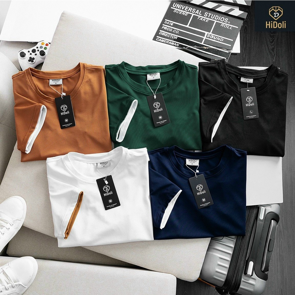 Áo Thun Nam HiDoLI - Chất Liệu Thoáng Mát, Thấm Hút Mồ Hôi