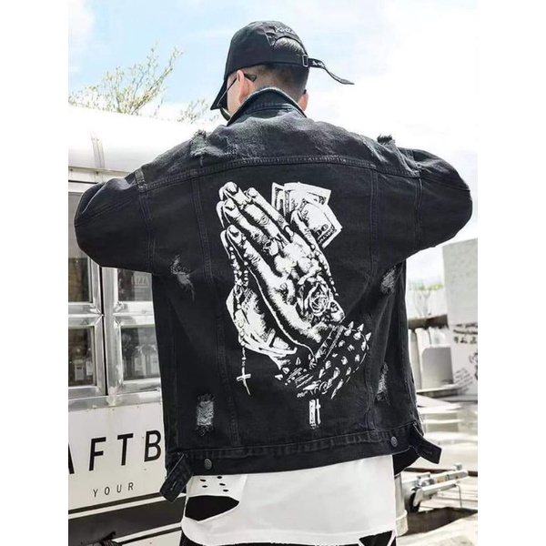 Áo khoác jeans denim jacket unisex in