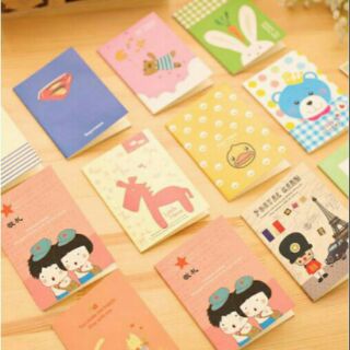 Combo 100 sổ mini nhiều mẫu