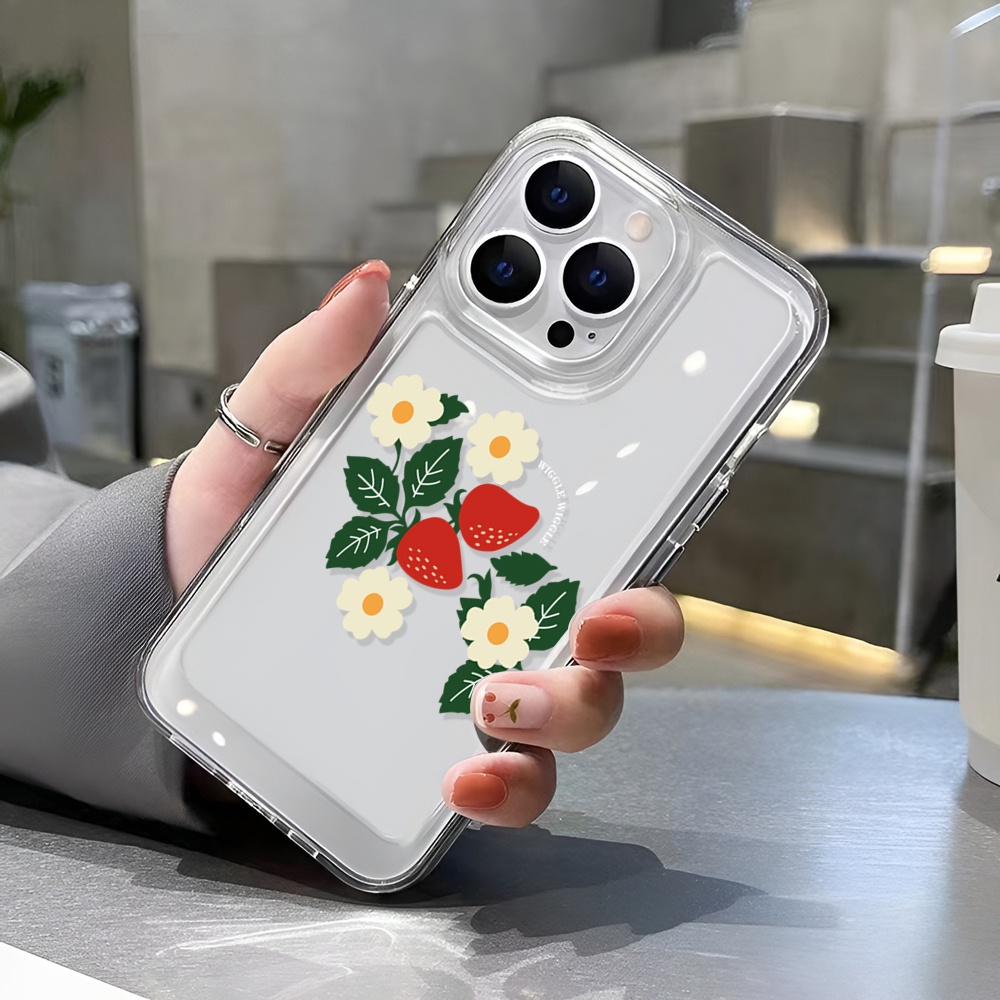 Ốp Điện Thoại Trong Suốt Hình Hoa Cúc Cho iphone 14 Plus 11 13promax 12 7Plus X XS Max 7 8 SE 2020