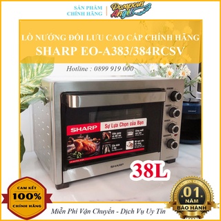 [Hỏa tốc 1H+ Chính hãng12th] Lò nướng đối lưu SHARP 1800W dung tích 38L toả nhiệt tốt tiết kiệm điện, lỗi 1 đổi 1