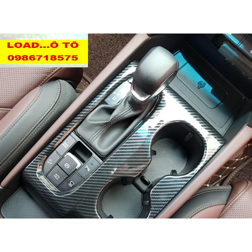 Ốp  Nội Thất Xe Huyndai Santafe 2018-2021 Mẫu Carbon Cao Cấp