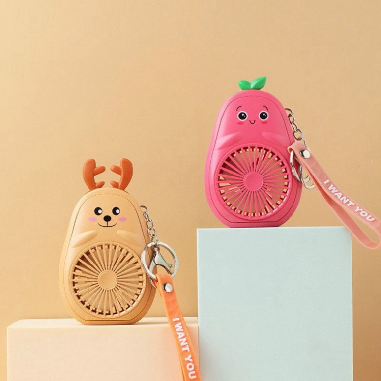 Quạt móc khóa mini tiện lợi,nhỏ gọn siêu mạnh