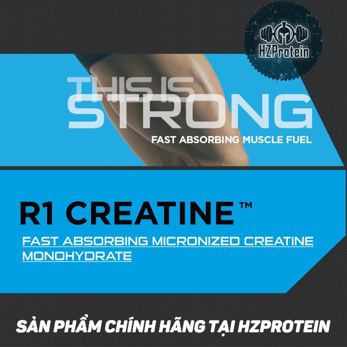 RULE1 MICRONIZED CREATINE - GIA TĂNG SỨC MẠNH, TĂNG SIZE CƠ BẮP, CUNG CẤP NĂNG LƯỢNG (750G)