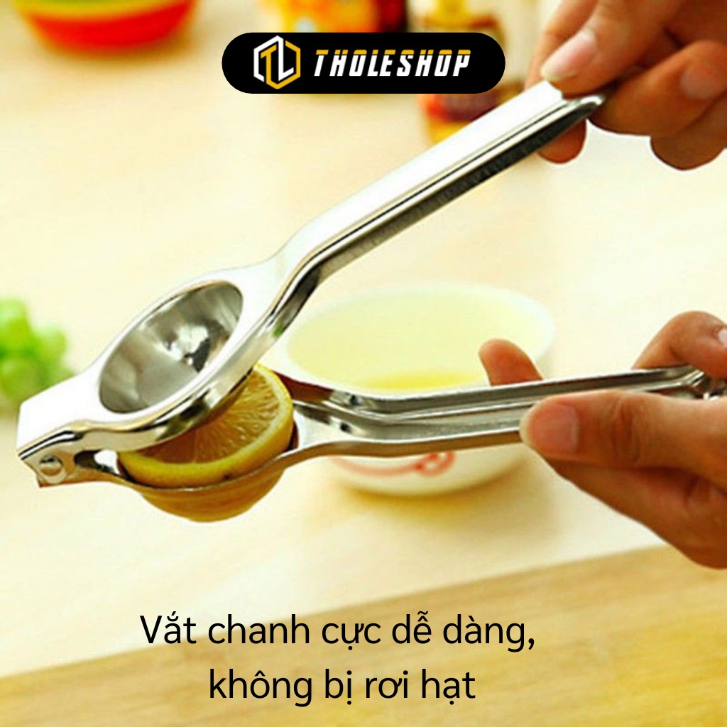 Kẹp Vắt Chanh - Dụng Cụ Ép Chanh Inox Bền Cầm Chắc Tay Cao Cấp  Nuoming 3170