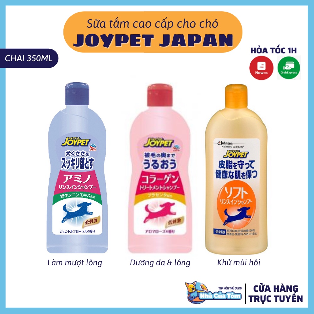 [Chính hãng Nhật Bản] Sữa tắm chó Joypet Japan - Chai 350ml