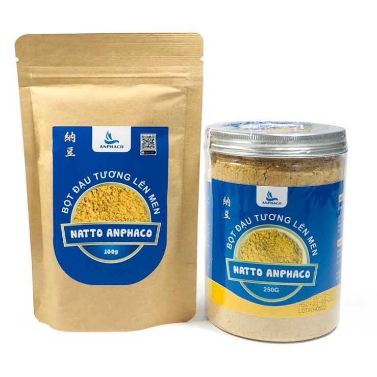 Natto Anphaco - Bột đậu tương lên men hủ 250gr