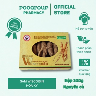 Củ nhân sâm Wisconsin Hoa Kỳ – Nguyên Củ Green Plus