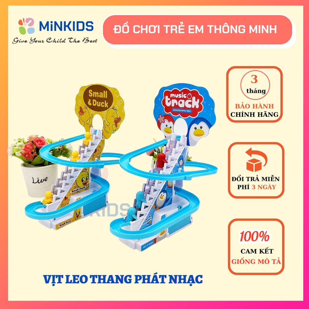 Đồ chơi trẻ em , Bộ đồ chơi vịt leo thang Small Duck dễ thương cho bé MINKIDS