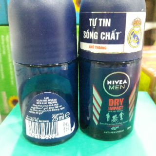 Lăn khử mùi Nivea Men 48h (25ml-50ml)