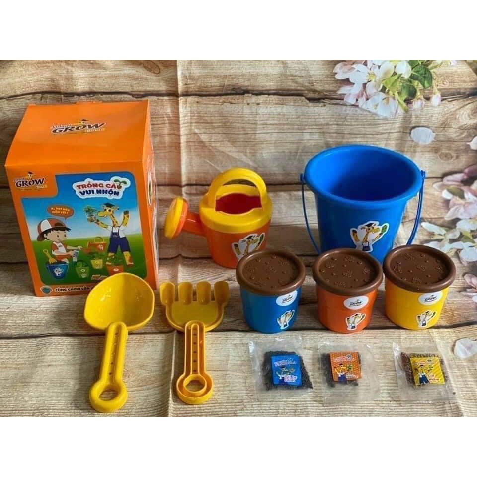 Bộ trồng cây vui nhộn - Quà tặng từ grow