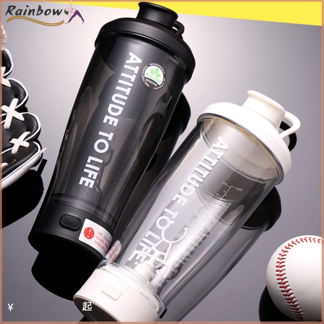 Bình Lắc Protein Chạy Điện Tự Động Chống Rò Rỉ Kích Thước Nhỏ Gọn Dành Cho Thể Thao
