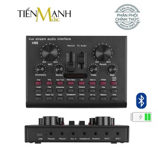 Sound Card V8S Live Stream Thu Âm