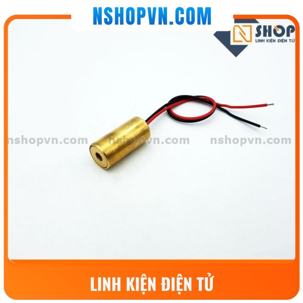 Đầu Laser 9mm tia vạch thẳng, tia cross, chấm tròn
