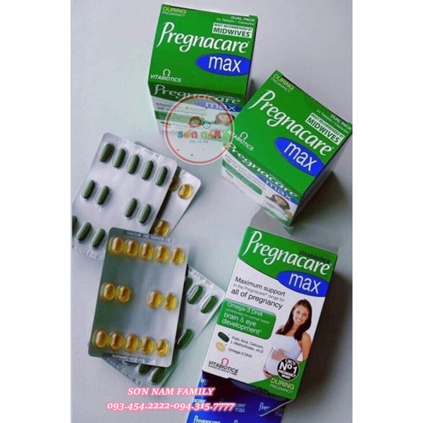 Vitamin Cho Bà Bầu Pregnacare Max 84 Viên Cung Cấp Các Dưỡng Chất Giúp Tăng Cường Sức Khỏe