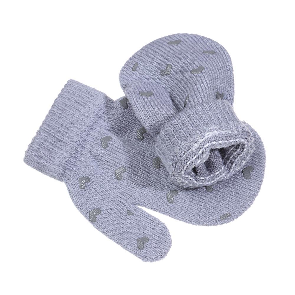 Găng Tay Chống Trượt Dày Dặn Mềm Mại Ấm Áp Cho Bé