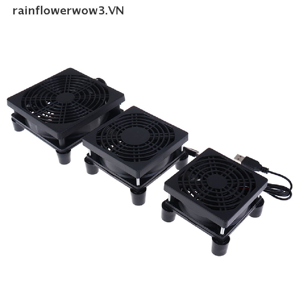 Quạt Làm Mát USB 5V 8 / 9 / 12CM Tự Làm Bảo Vệ Cho TV Box PC
