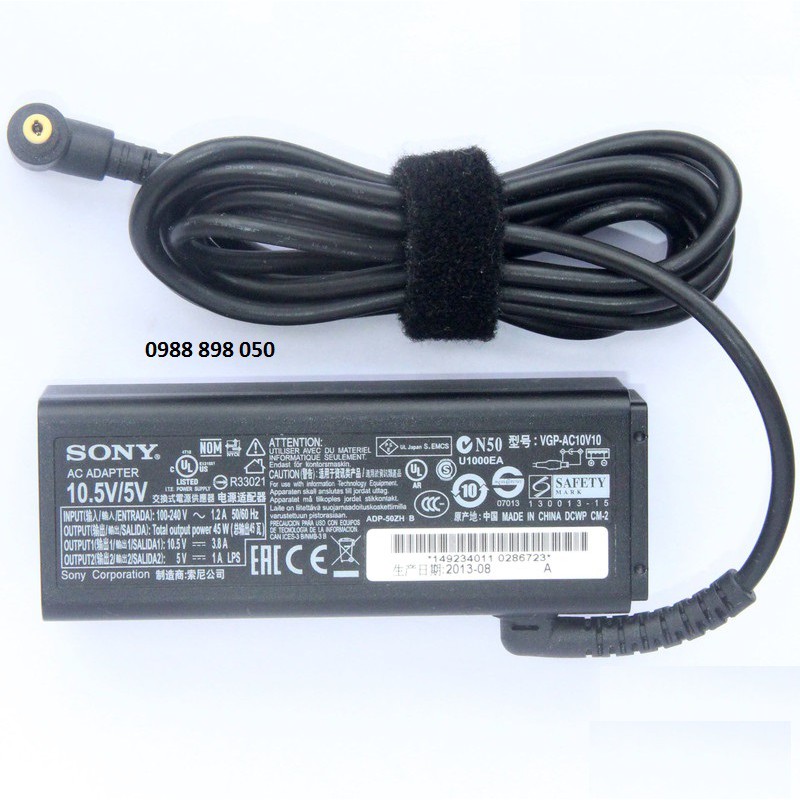 Bộ sạc Sony vaio 10.5V 3.8A bản gốc
