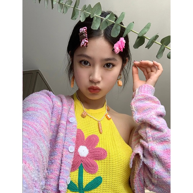 Áo Dệt Kim Không Tay Thời Trang Mùa Hè Dành Cho Nữ