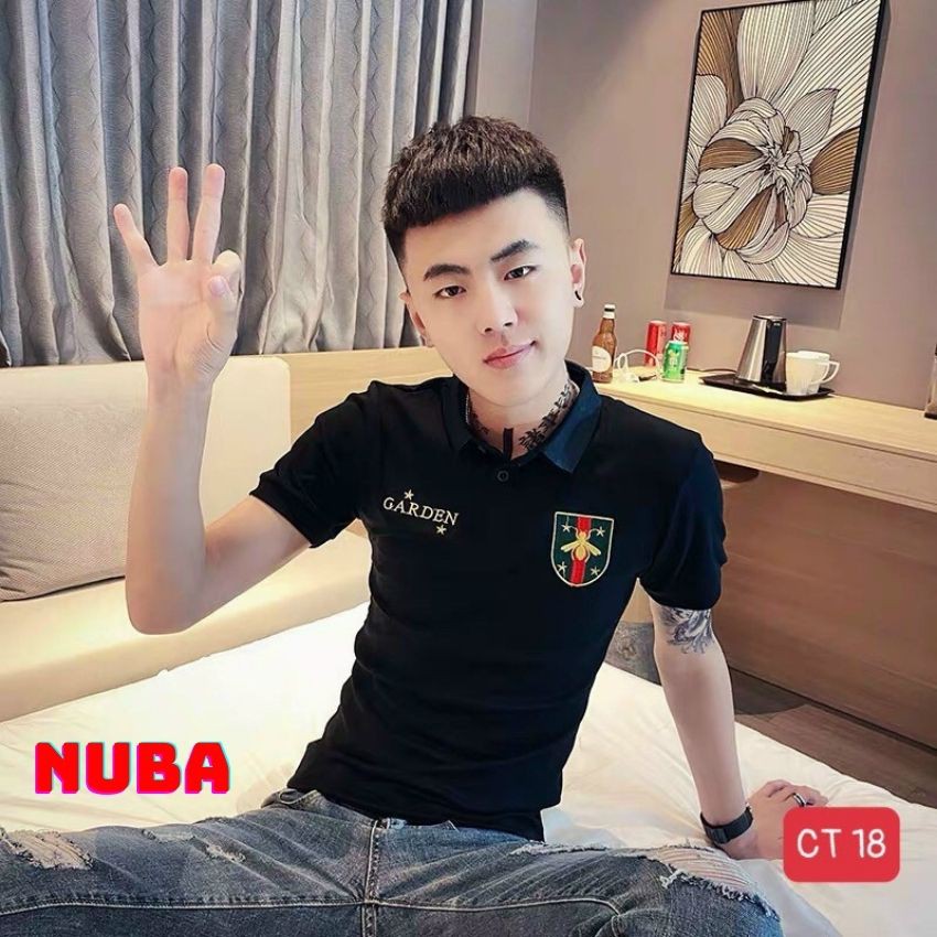 Áo thun nam nữ cổ bẻ cao cấp, ao phông chất vải polo, thấm hút mồ hôi 19 TAKA