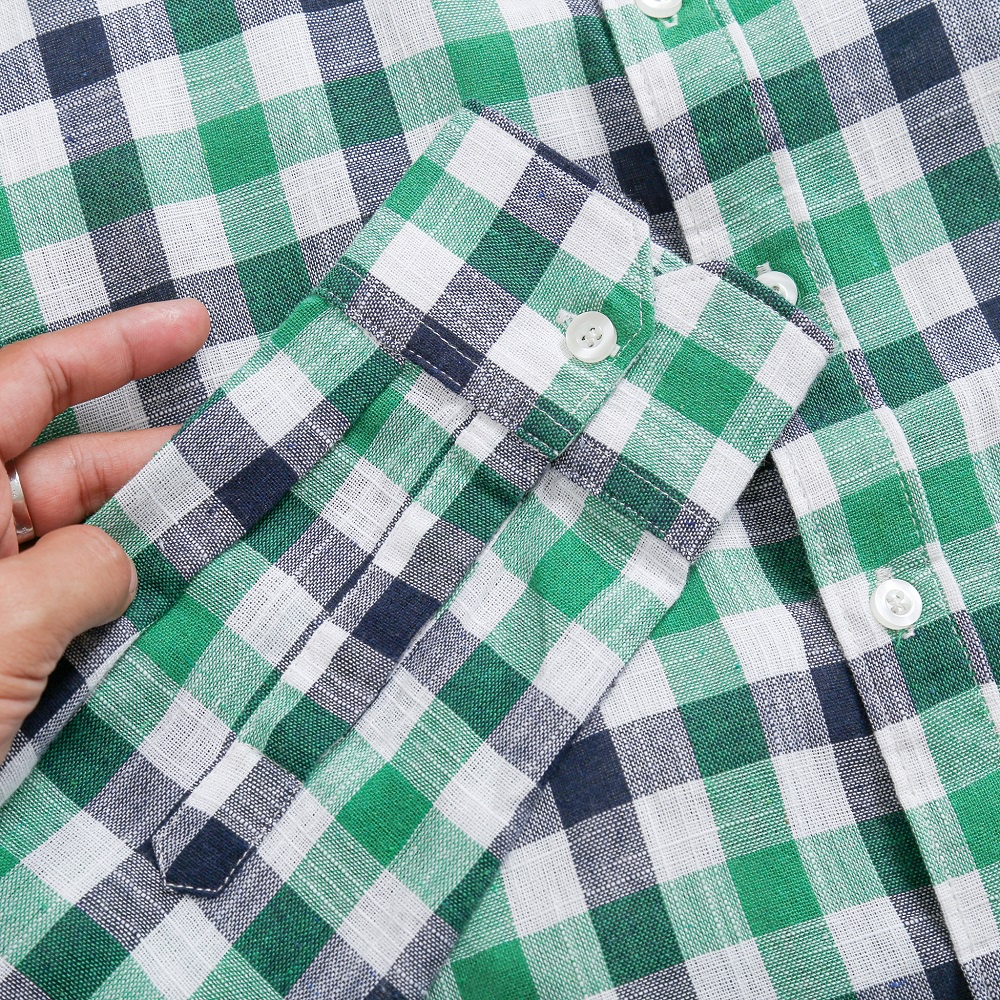 Áo Sơ Mi Caro Nam GU CHẤT Dài Tay, Chất Vải Mỏng Thoáng Mát, Form Chuẩn Thời Trang Hàn Quốc - GUSM35