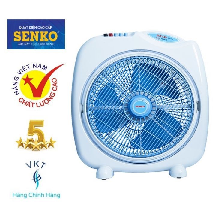 Quạt Hộp, Quạt Bàn Đảo Senko BD1410-Bảo Hành 2 Năm- Màu Ngẫu Nhiên- TỔNG KHO ĐIỆN TPHCM