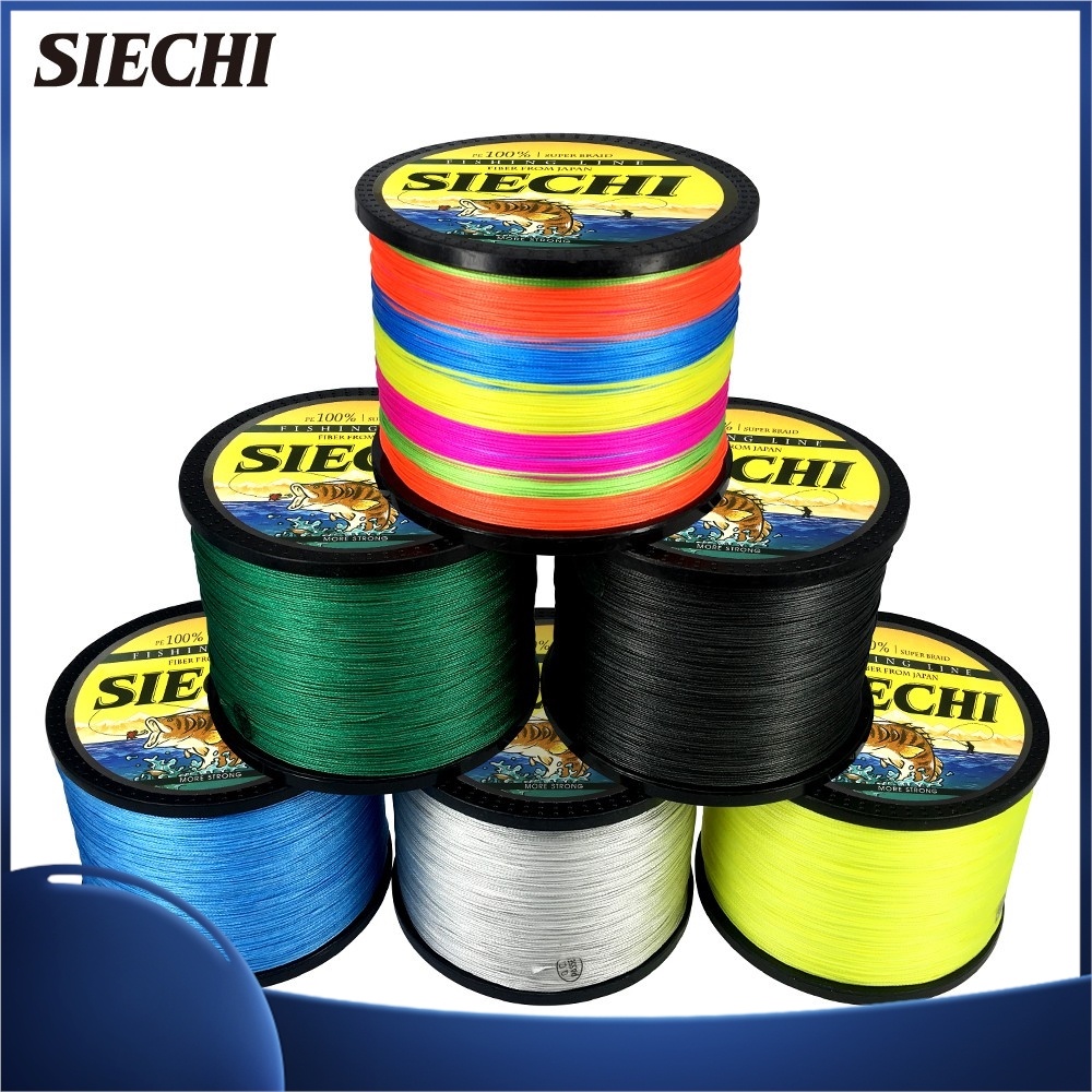 Cuộn Dây Câu Cá Bện 4 Sợi PE 12LB 15LB 20LB 30LB 38LB 43 Siêu Chắc 500M