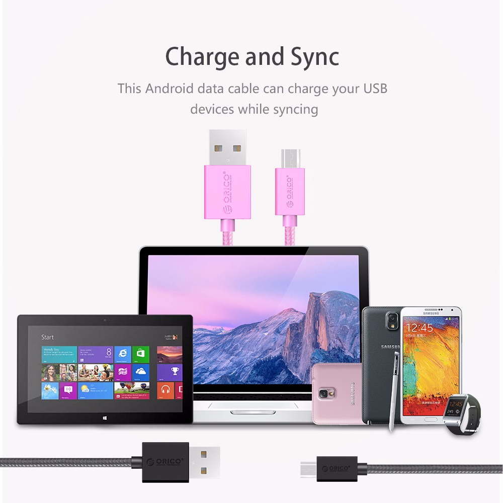 Dây cáp sạc ORICO MDC-10-V1 1.0M Micro USB dành cho điện thoại Android