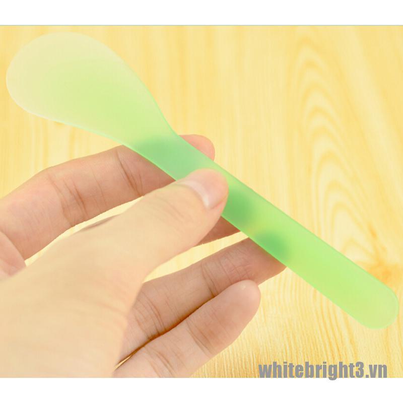 [Hàng mới về] Set 10 muỗng đắp mặt nạ chất liệu nhựa diy tiện dụng