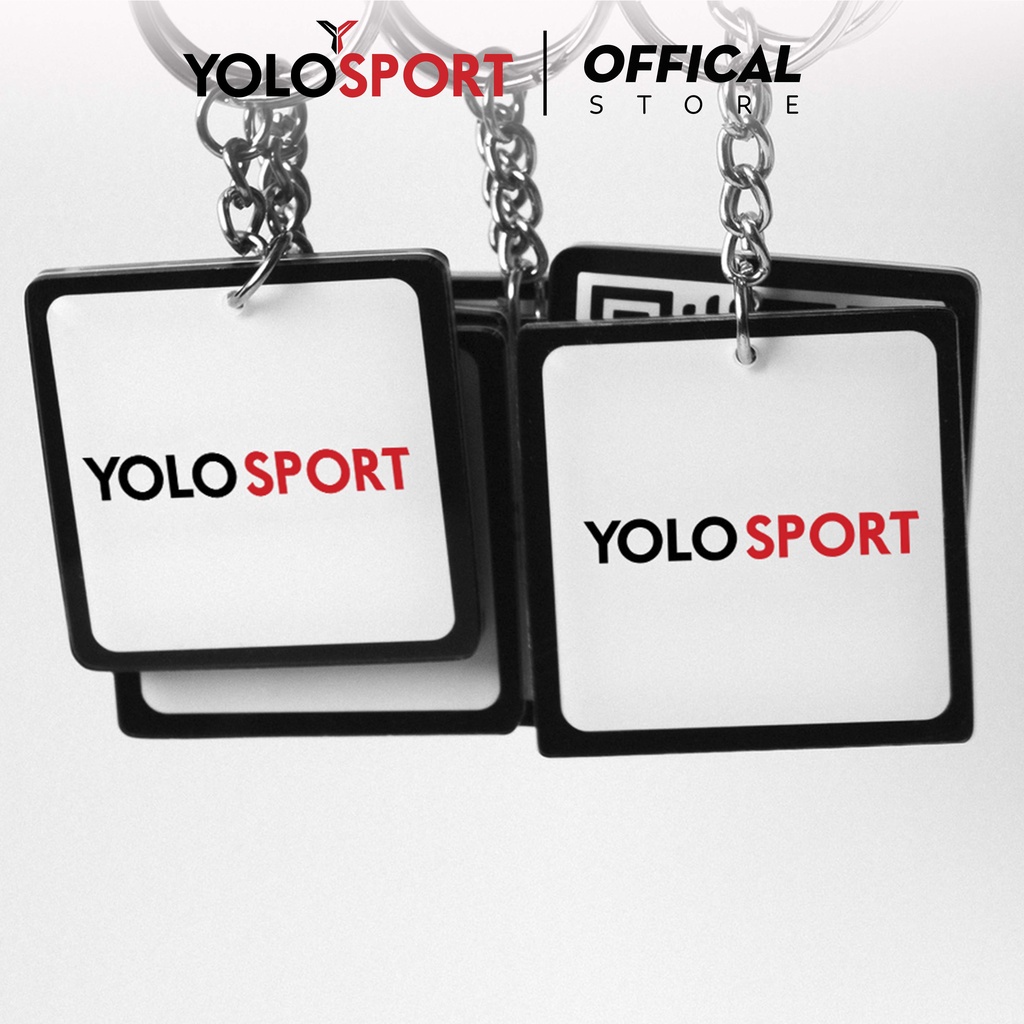 Móc Khóa Mica 2 lớp YOLO SPORT
