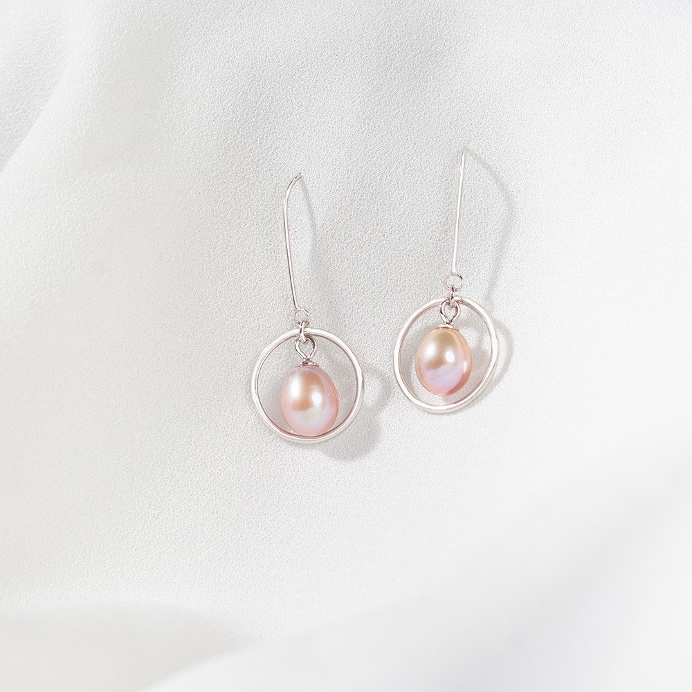 Khuyên Tai Bạc Mon Lilas Quý Phái Lini K05202-3