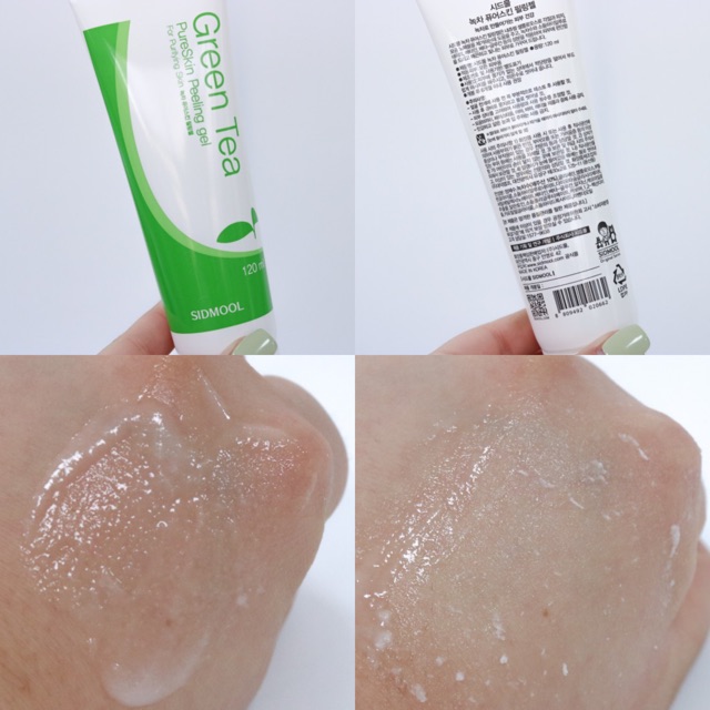 Gel tẩy tế bào chết Sidmool Green Tea Pureskin Peeling Gel